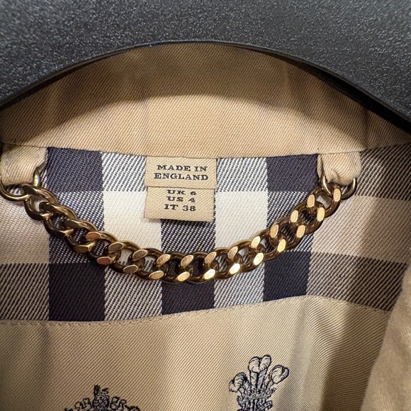Burberry Honey Kensington Medium Trench Coat US4 - Picture 6 of 16